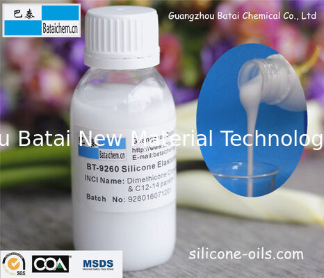 BT-9260 Miljy Biała, gruba, płynna zawiesina elastomeru silikonowego do produktów do pielęgnacji skóry