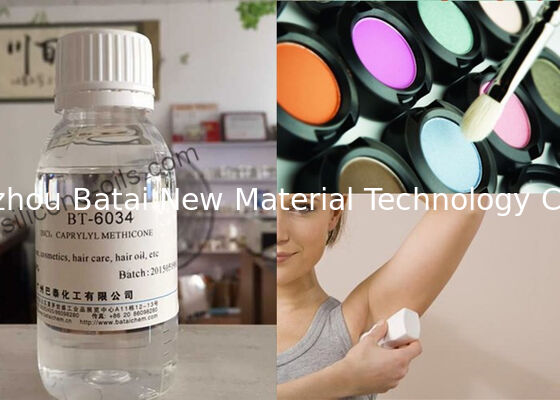 Efekt Octyl Caprylyl Methicone Silikon Oil Ulepszone szminki Kolor połysku